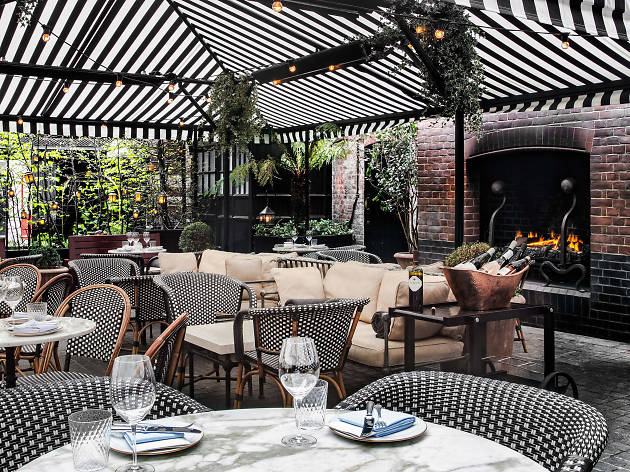 This Google doc shows London dining terraces with heaters
