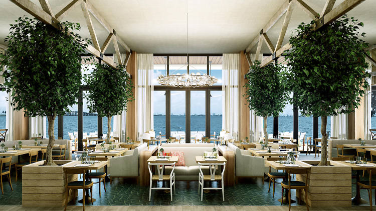 Dine on beautiful Biscayne Bay at Amara at Paraiso