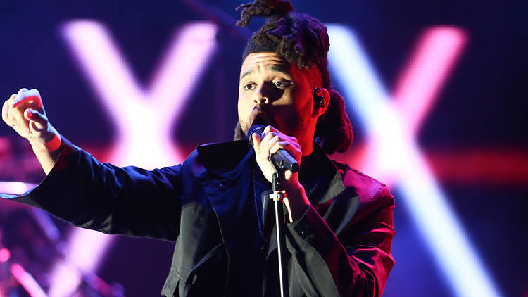 The Weeknd performs in L.A. 