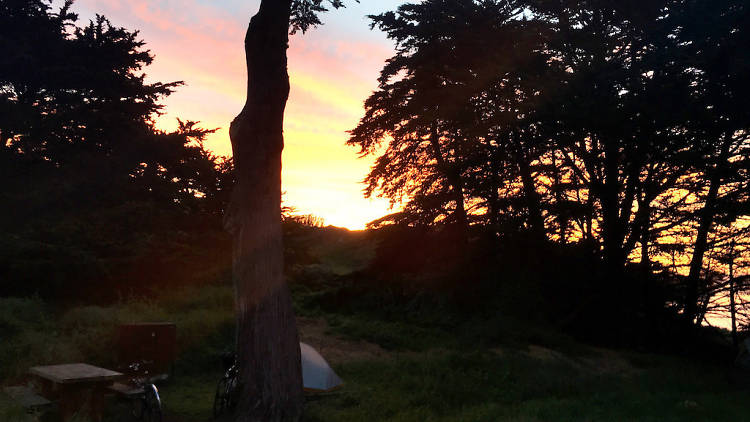 Bicentennial Campground sunrise