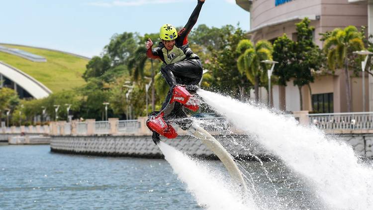 25. Go flyboarding