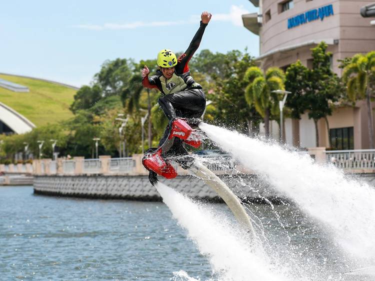 25. Go flyboarding