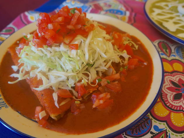 Enchiladas michoacanas Las Enchis Enchiladas michoacanas Las Enchis en la CDMX