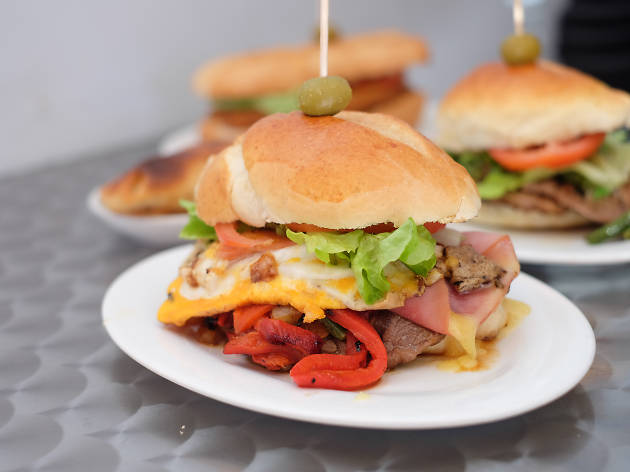 Confiteria Lion D'Or A steak sandwich