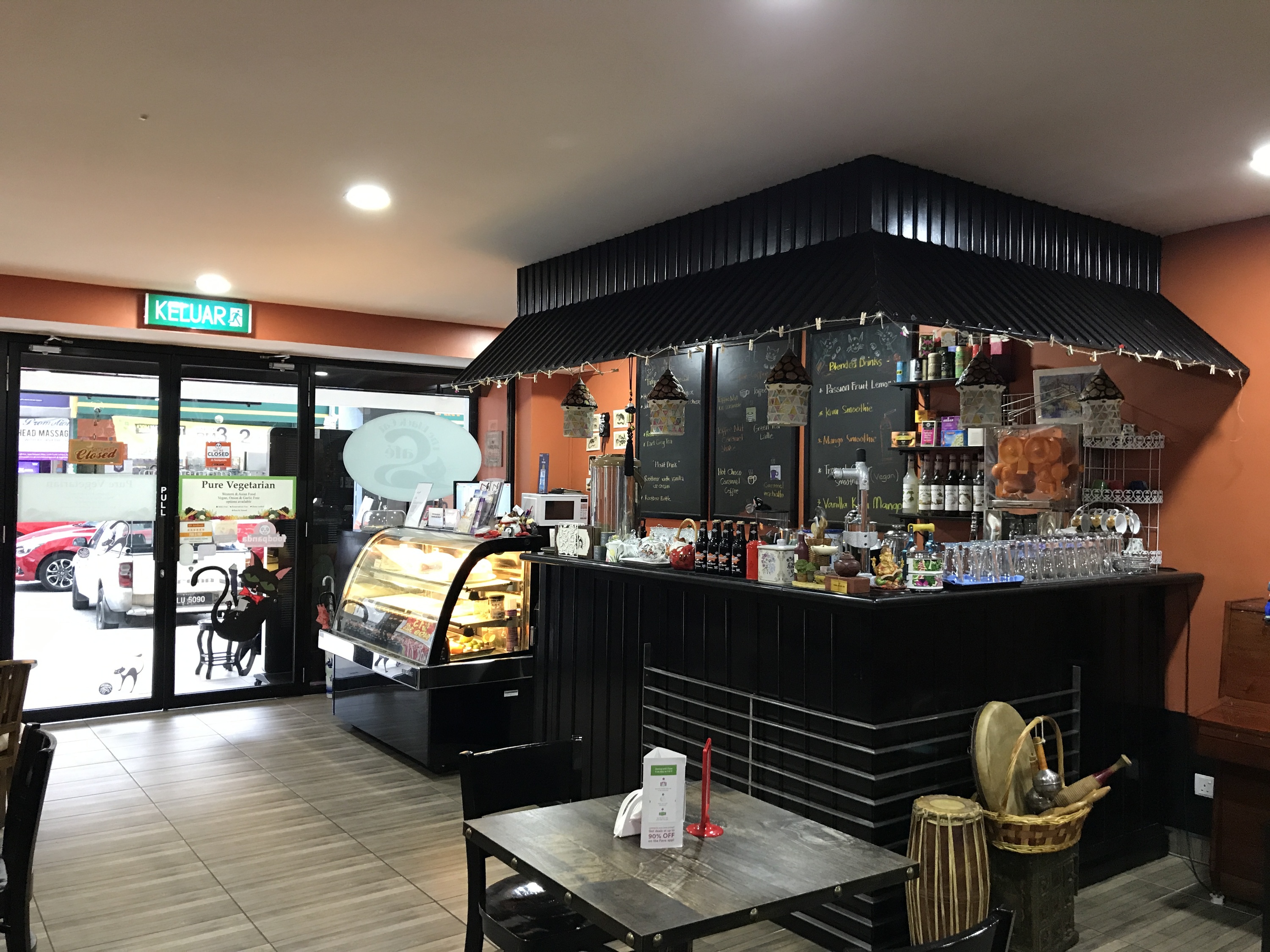 The Black Cat Cafe - Kuala Lumpur Restaurant - HappyCow