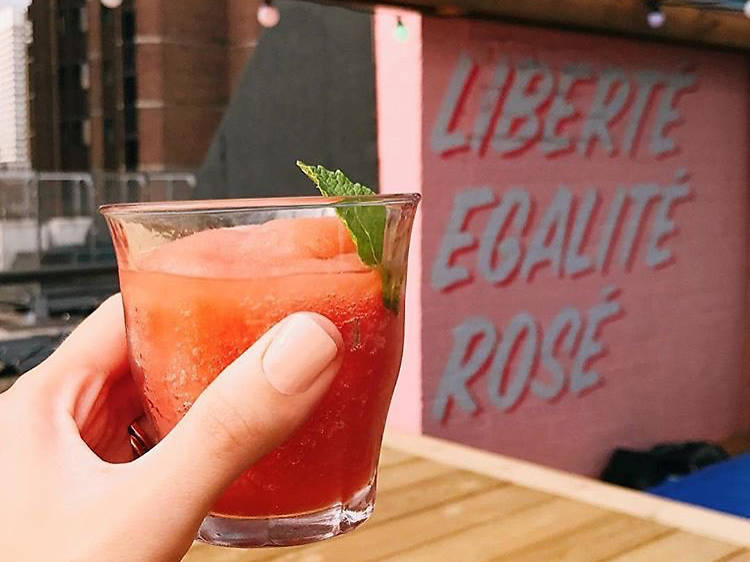 london's best slushie cocktails, bar elba frose