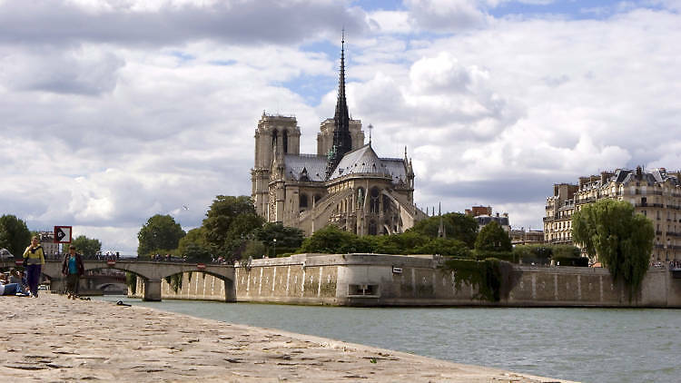 Louvre, Eiffel Tower and Notre Dame