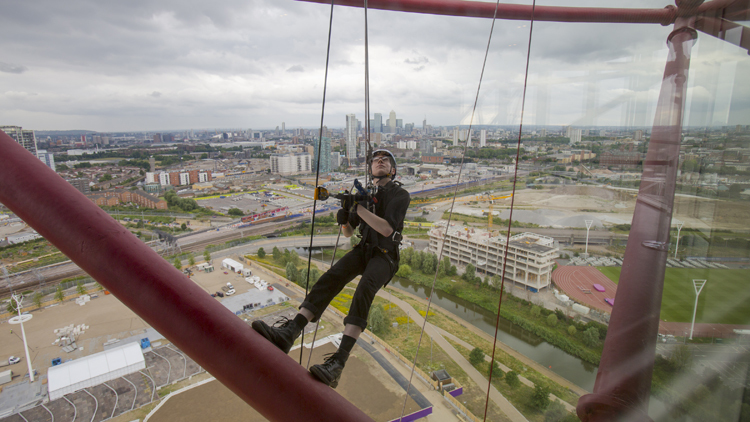 We Tried Abseiling Down The Arcelormittal Orbit In The Olympic Park