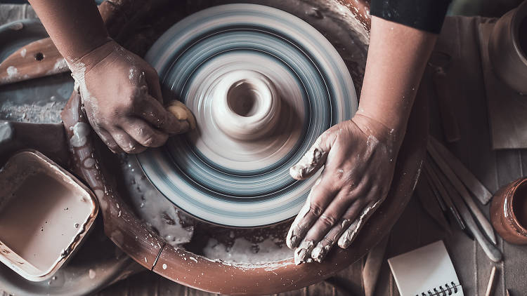 Winter 2024 Adults Pottery Wheel Throw Class (10 weeks) - Creative Hands  Art School