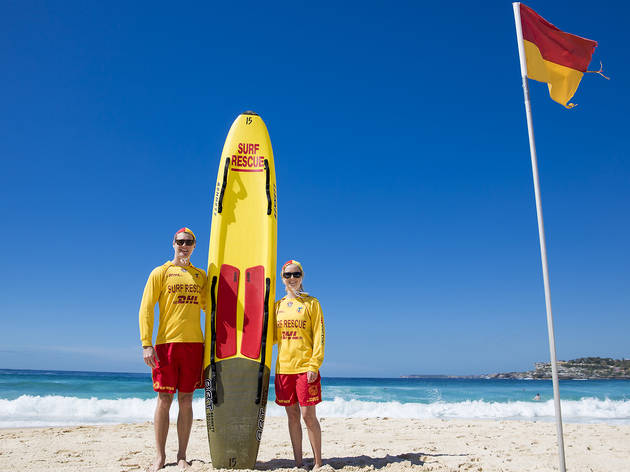 Zoe Whitfield and Reece Holland - North Bondi life savers Zoe Whitfield and Reece Holland - North Bondi life savers