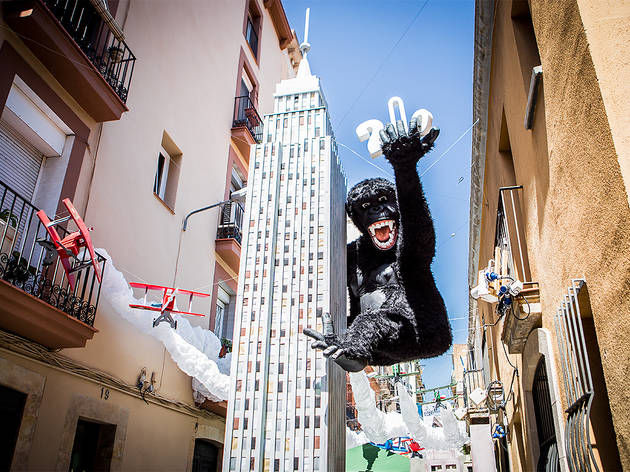 Festa Major de Gràcia 2017. Carrer Fraternitat de baix. Festa Major de Gràcia 2017. Carrer Fraternitat de baix.