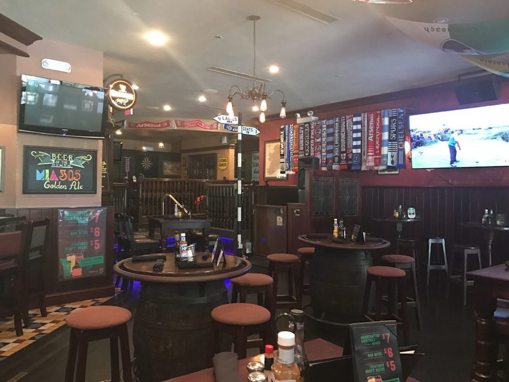 Fadó Irish Pub Bars in Brickell, Miami