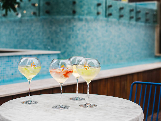 Primus Hotel rooftop cocktails Spritzers