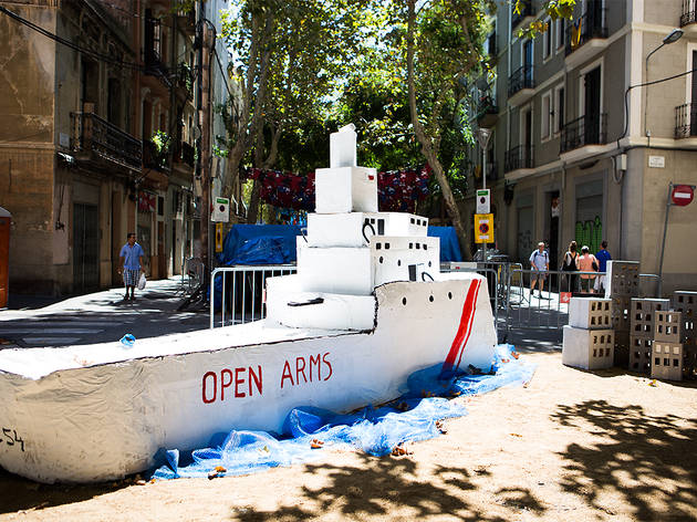 Festa Major de Sants 2017. Carrer Vallespir de Baix. Festa Major de Sants 2017. Carrer Vallespir de Baix.