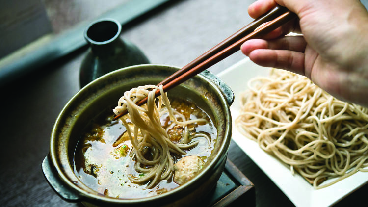 Soba noodles at Cocoron