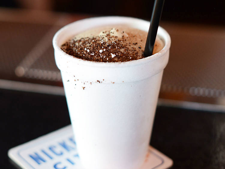 Frozen Irish Coffee at Nickel City