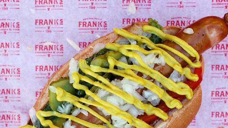 Franks Hotdogs cheesesteaks