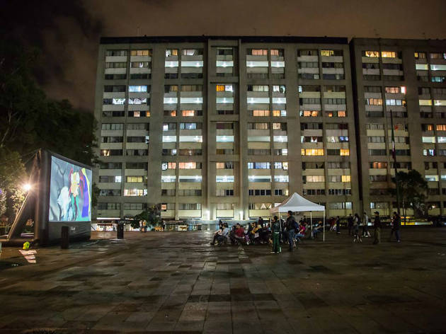 Caravana de cine y videodocumental CDMX cine, proyección, videodocumental