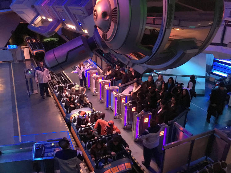 Hyperspace Mountain at Hong Kong Disneyland