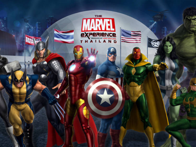 A chance to hang out with Marvel superheroes—virtually