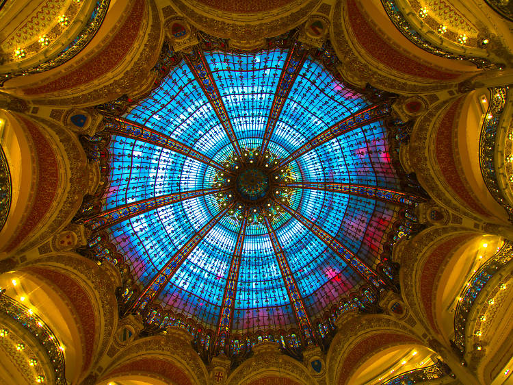 Christmas time at Galeries Lafayette