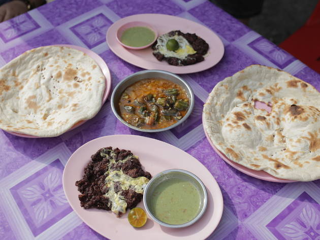 Chapli kebab in Batu 9 warung, Cheras, RM4 Chapli kebab in Batu 9 warung, Cheras, RM4