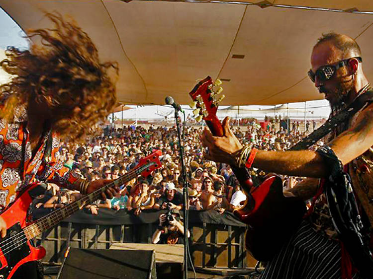 Hit up a three-day indie music festival in the desert