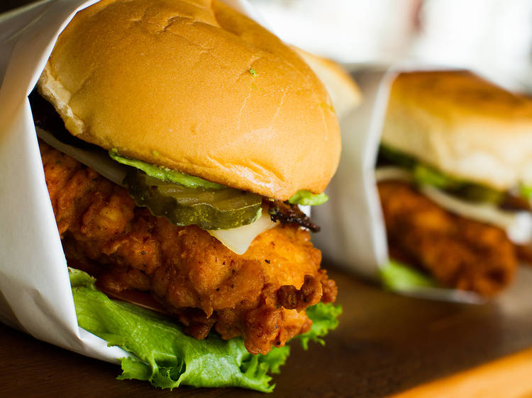 The Yardbird sandwich at Spring Chicken