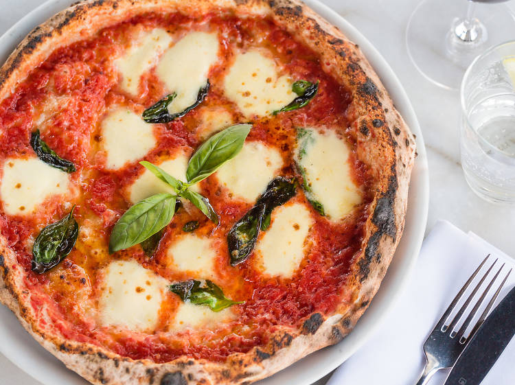 Margherita pizza at Tartufo, $18