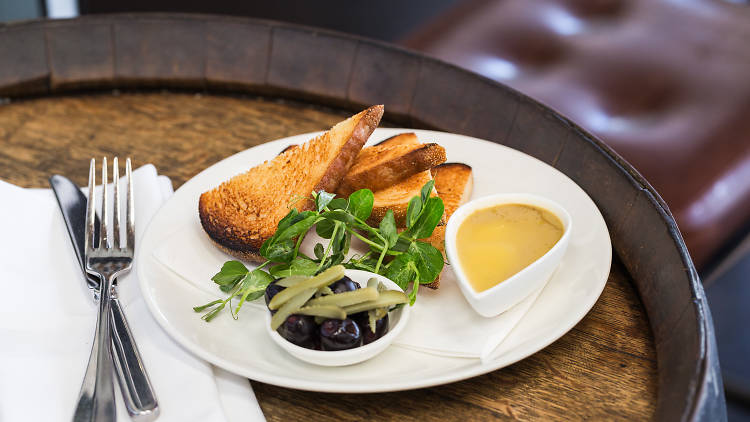 Duck liver parfait at Cru Bar & Cellar, $18