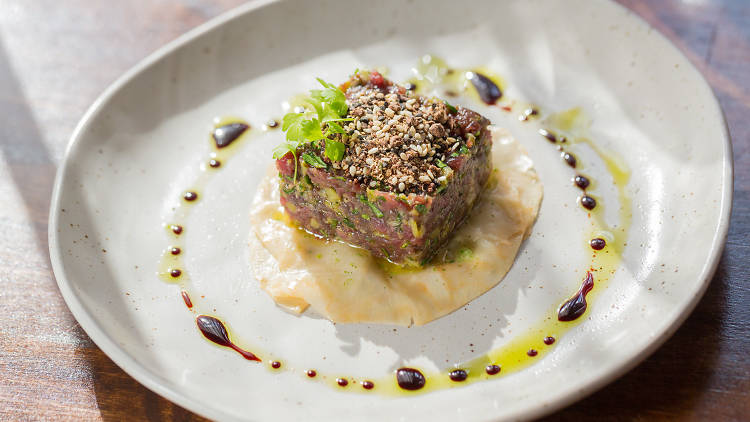 Kangaroo tartare at La Lune, $18