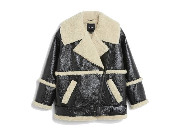 monki aviator coat