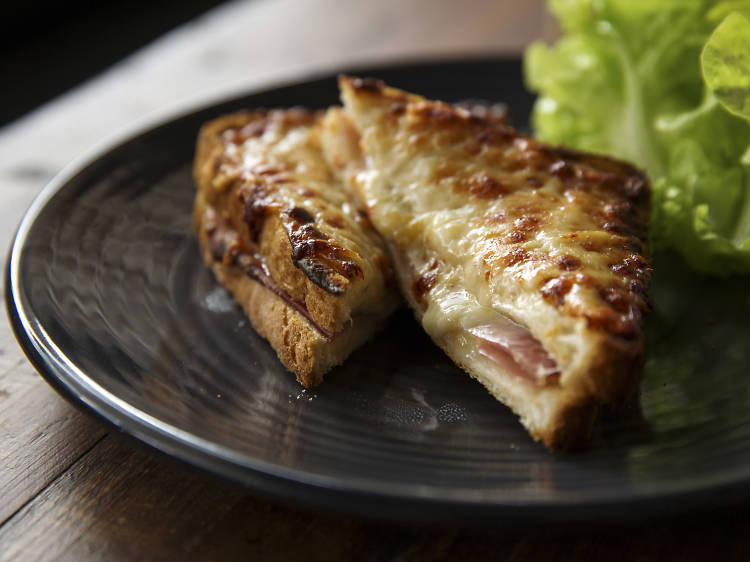 Croque Monsieur at Budburst, $16