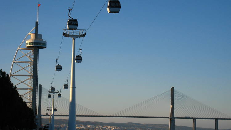 Imaginar a Expo 98 à boleia do teleférico