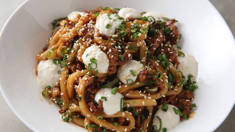 Japanese bolognese at Cho Cho San, $18