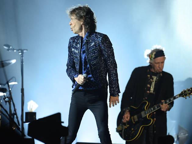 Jagger i Richards ahir a la nit a Montjuïc Jagger i Richards ahir a la nit a Montjuïc
