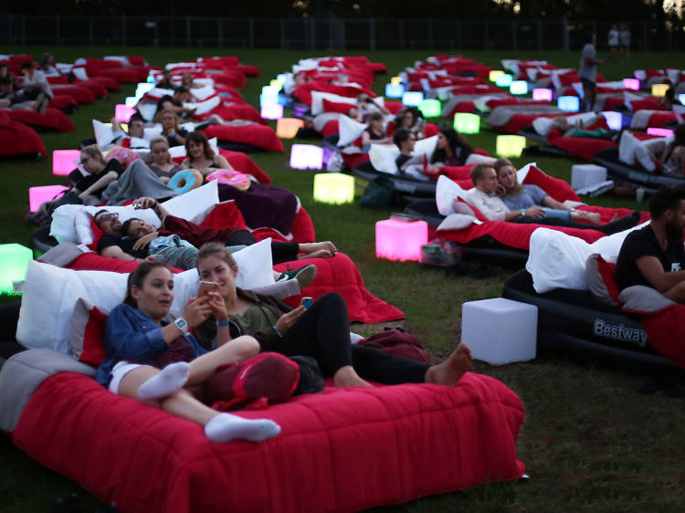 Catch a movie at an outdoor cinema