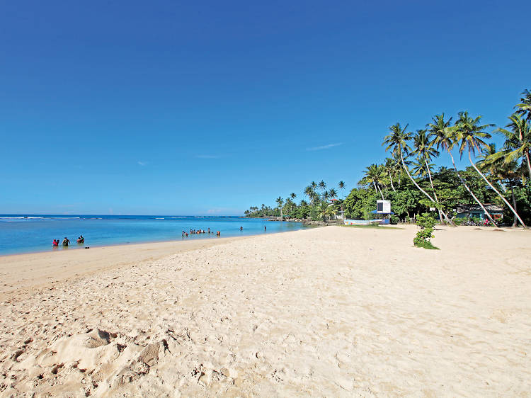 Tranquil golden beaches