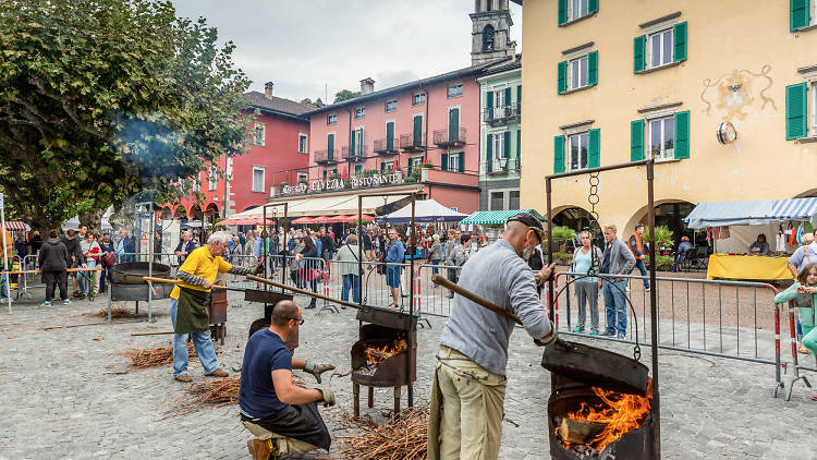 Chow down at a chestnut festival