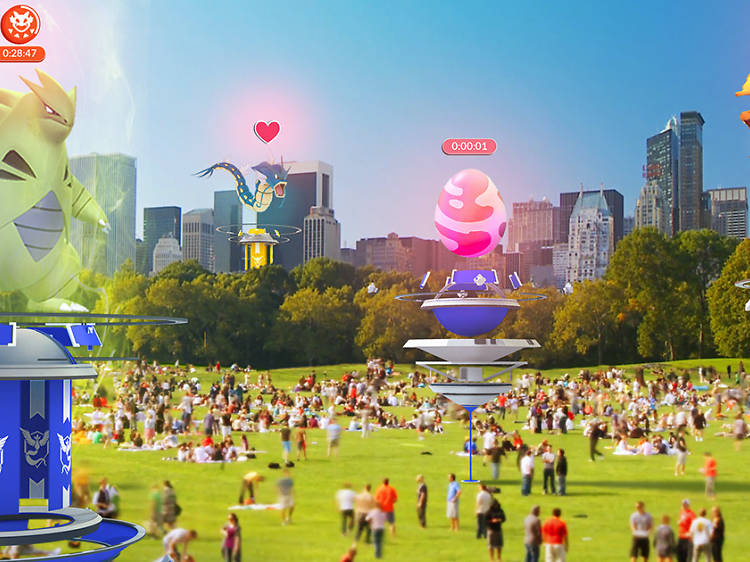 London fills with Pokémon