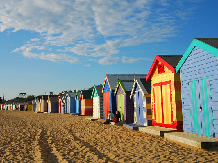 Go for a swim at Brighton Beach