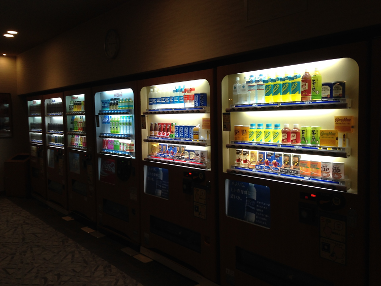 Warm vending machine drinks