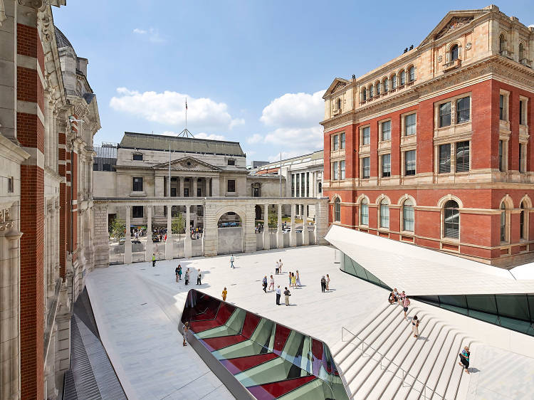 Grand Entrance to the Victoria and Albert Museum aka the V&A at South  Kensington, London Stock Photo - Alamy