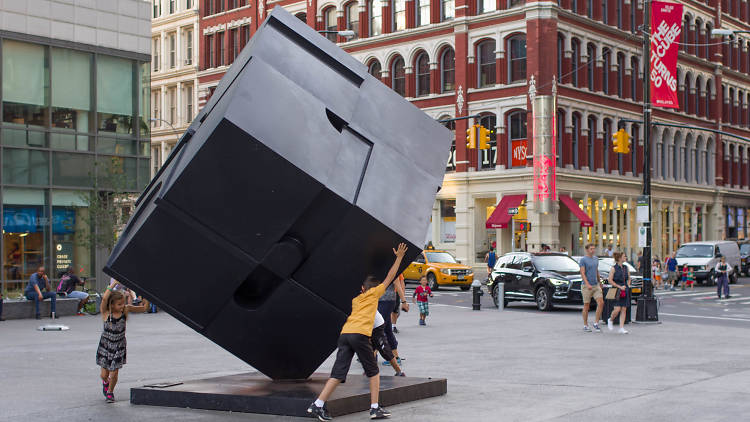 EV Grieve: On Astor Place, the cube will BRB to spin again