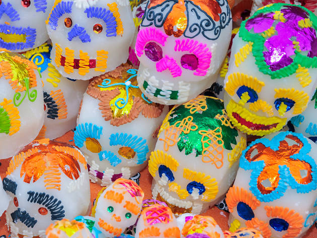 Ahí viene la flaca Calaveritas de azúcar