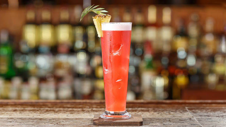 Generic alcoholic cocktail with gin - Singapore Sling