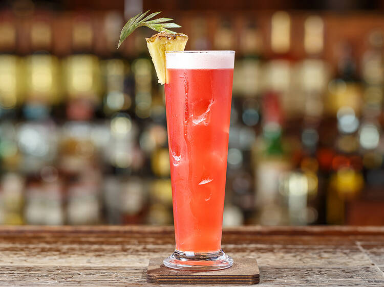 Generic alcoholic cocktail with gin - Singapore Sling