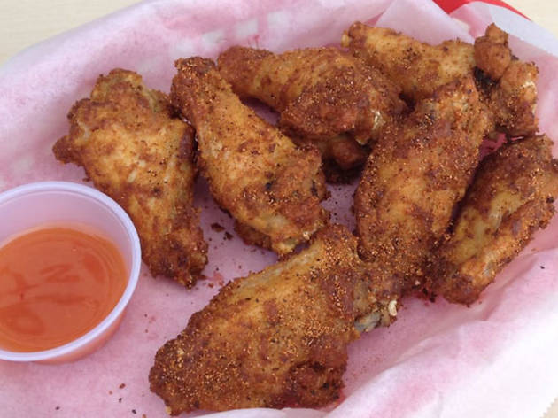 Ghost pepper chicken wings at Hot Sauce and Panko Ghost pepper chicken wings at Hot Sauce and Panko