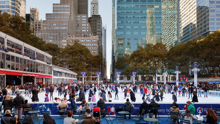 The best places to go ice-skating in NYC