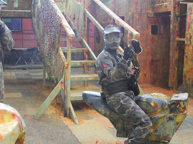 Die Hard Indoor Paintball Paintball player